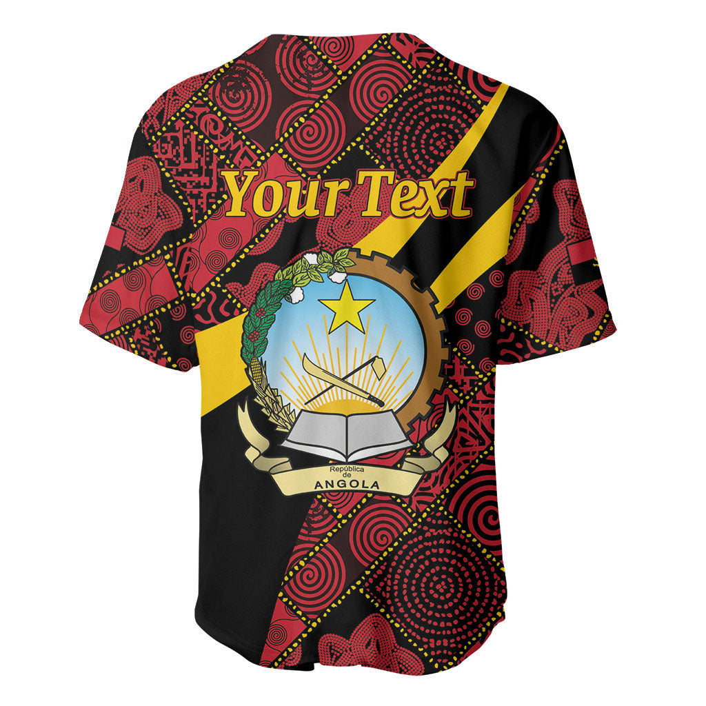 Personalized Angola Samakaka Pattern Baseball Jersey Happy Independence Day
