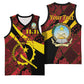 Personalized Angola Samakaka Pattern Basketball Jersey Happy Independence Day
