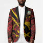 Personalized Angola Samakaka Pattern Blazer Happy Independence Day