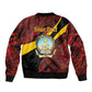 Personalized Angola Samakaka Pattern Bomber Jacket Happy Independence Day