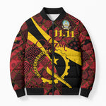 Personalized Angola Samakaka Pattern Bomber Puffer Jacket Happy Independence Day