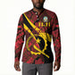 Personalized Angola Samakaka Pattern Button Sweatshirt Happy Independence Day