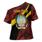 Personalized Angola Samakaka Pattern Cross Shoulder Shirt Happy Independence Day