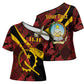 Personalized Angola Samakaka Pattern Cross Shoulder Shirt Happy Independence Day