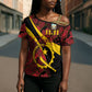 Personalized Angola Samakaka Pattern Cross Shoulder Shirt Happy Independence Day