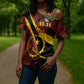 Personalized Angola Samakaka Pattern Cross Shoulder Shirt Happy Independence Day