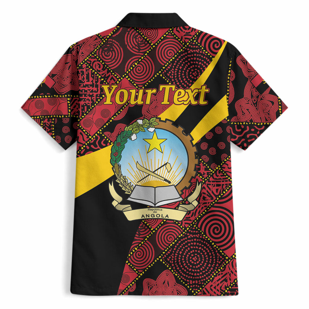 Personalized Angola Samakaka Pattern Hawaiian Shirt Happy Independence Day