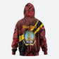 Personalized Angola Samakaka Pattern Hoodie Happy Independence Day