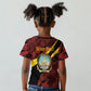 Personalized Angola Samakaka Pattern Kid T shirt Happy Independence Day