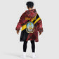 Personalized Angola Samakaka Pattern Kid Wearable Blanket Hoodie Happy Independence Day