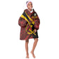 Personalized Angola Samakaka Pattern Kid Wearable Blanket Hoodie Happy Independence Day