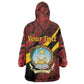 Personalized Angola Samakaka Pattern Kid Wearable Blanket Hoodie Happy Independence Day