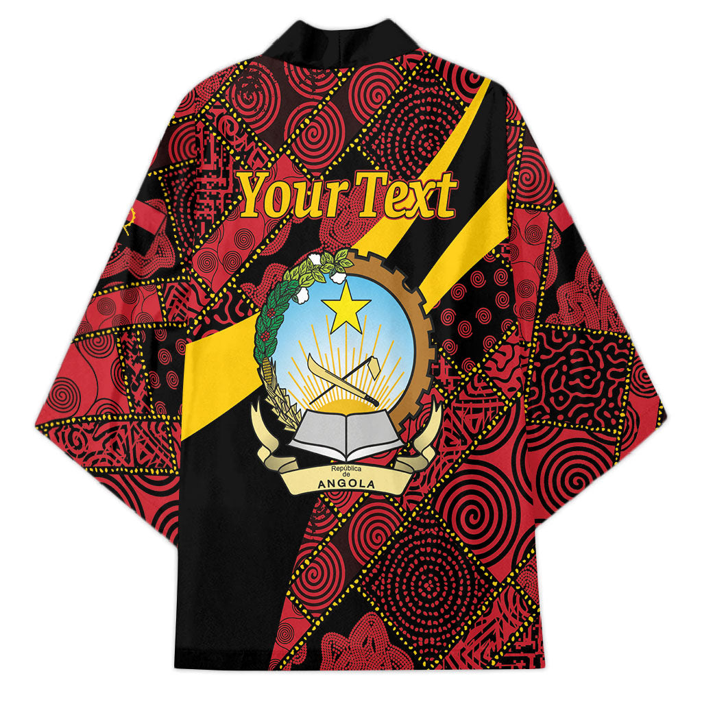 Personalized Angola Samakaka Pattern Kimono Happy Independence Day