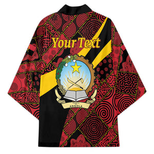 Personalized Angola Samakaka Pattern Kimono Happy Independence Day