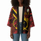 Personalized Angola Samakaka Pattern Kimono Happy Independence Day