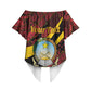 Personalized Angola Samakaka Pattern Off Shoulder Wrap Waist Top Happy Independence Day