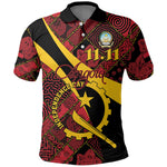 Personalized Angola Samakaka Pattern Polo Shirt Happy Independence Day