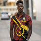 Personalized Angola Samakaka Pattern Polo Shirt Happy Independence Day
