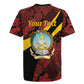 Personalized Angola Samakaka Pattern Rugby Jersey Happy Independence Day