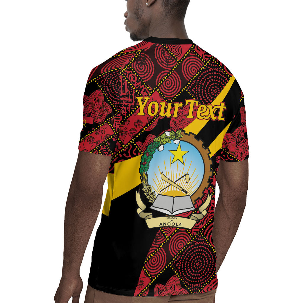 Personalized Angola Samakaka Pattern Rugby Jersey Happy Independence Day