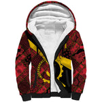 Personalized Angola Samakaka Pattern Sherpa Hoodie Happy Independence Day