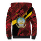 Personalized Angola Samakaka Pattern Sherpa Hoodie Happy Independence Day