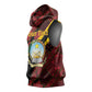 Personalized Angola Samakaka Pattern Sleeveless Hoodie Happy Independence Day