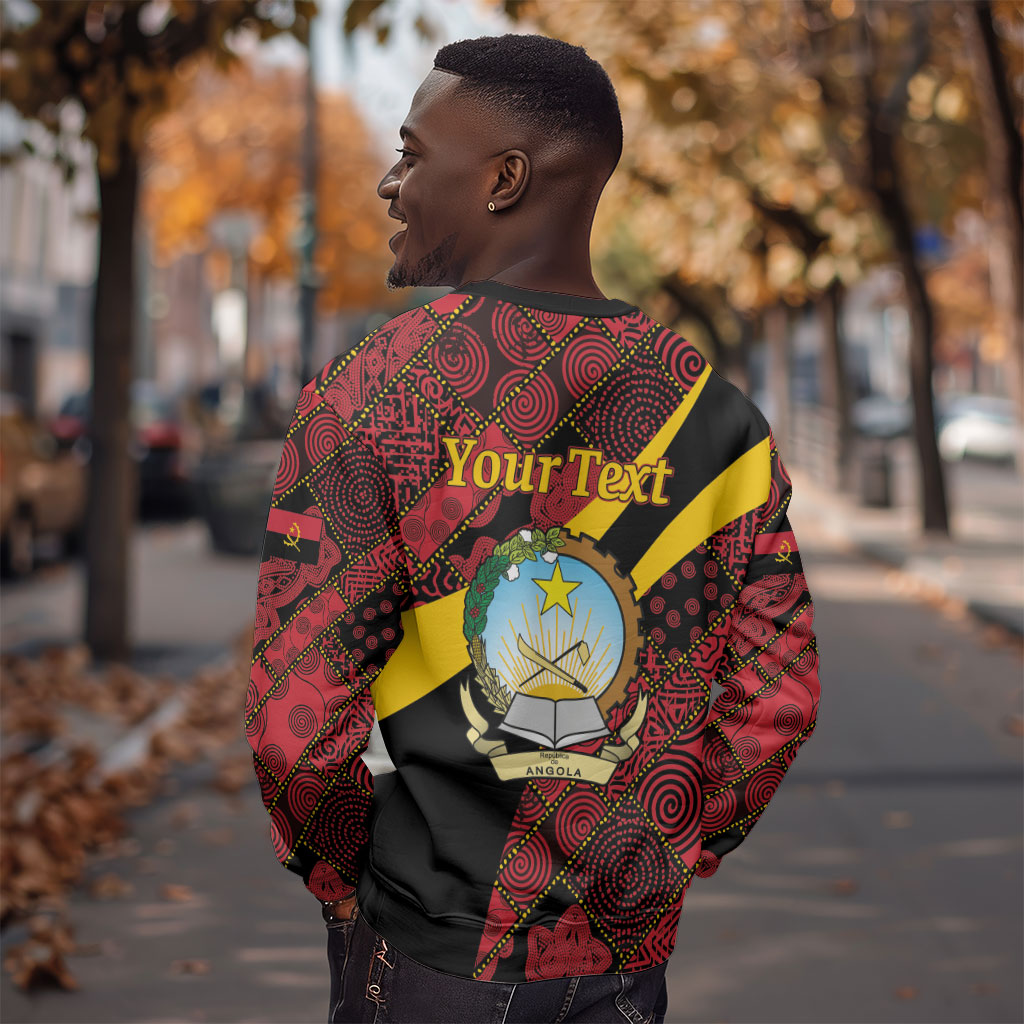 Personalized Angola Samakaka Pattern Sweatshirt Happy Independence Day