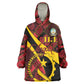 Personalized Angola Samakaka Pattern Wearable Blanket Hoodie Happy Independence Day