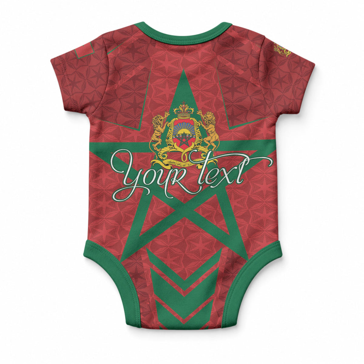 Personalized Morocco 1956 Baby Onesie Happy Independence Day