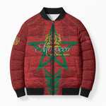 Personalized Morocco 1956 Bomber Puffer Jacket Happy Independence Day