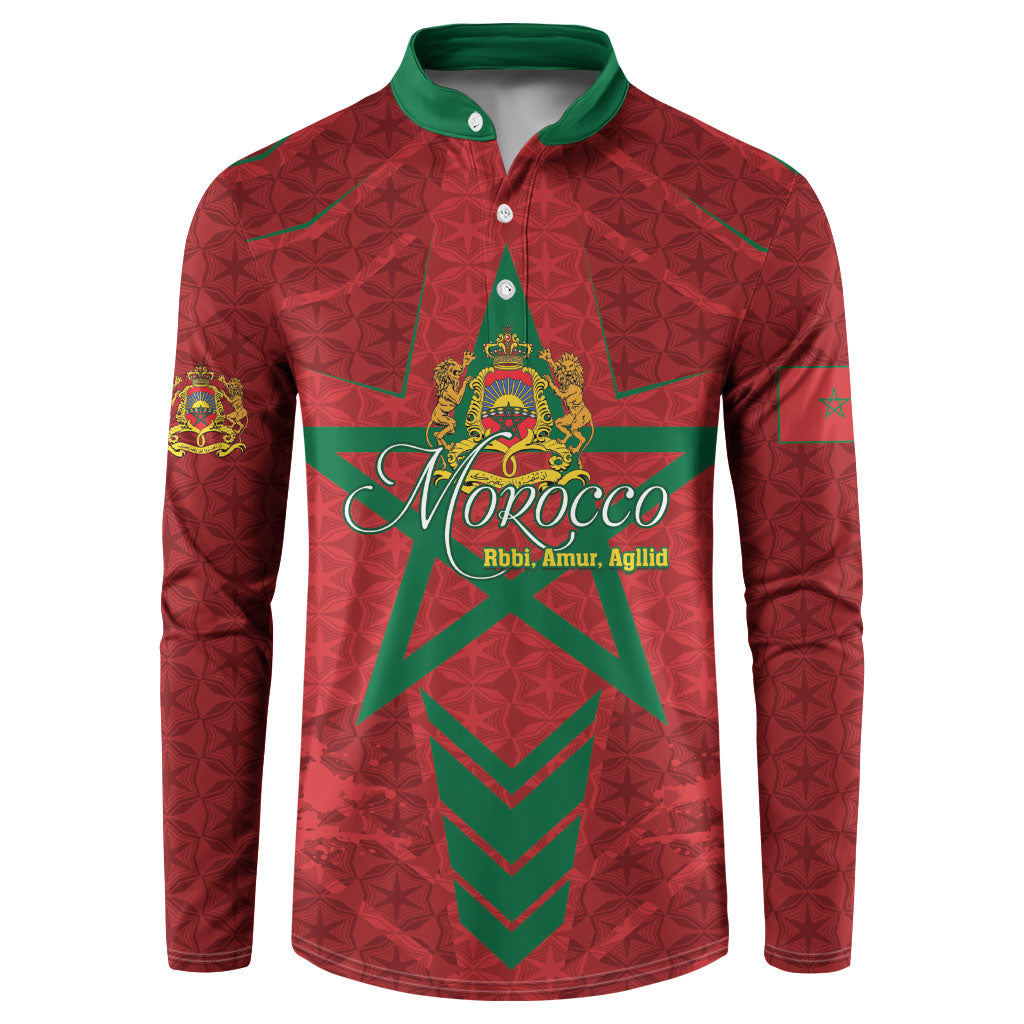 Personalized Morocco 1956 Button Sweatshirt Happy Independence Day