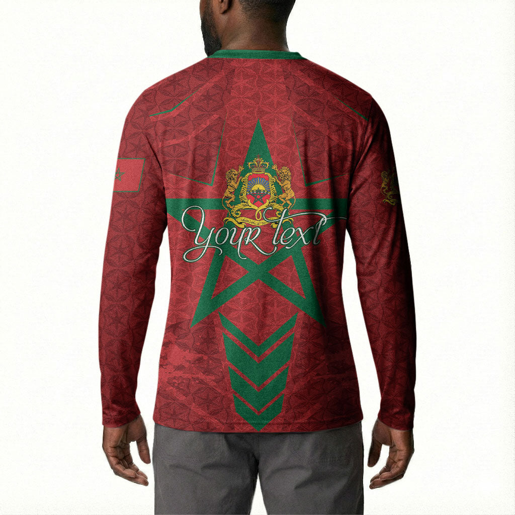 Personalized Morocco 1956 Button Sweatshirt Happy Independence Day