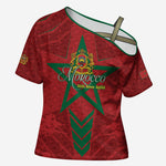 Personalized Morocco 1956 Cross Shoulder Shirt Happy Independence Day