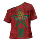 Personalized Morocco 1956 Cross Shoulder Shirt Happy Independence Day