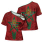Personalized Morocco 1956 Cross Shoulder Shirt Happy Independence Day