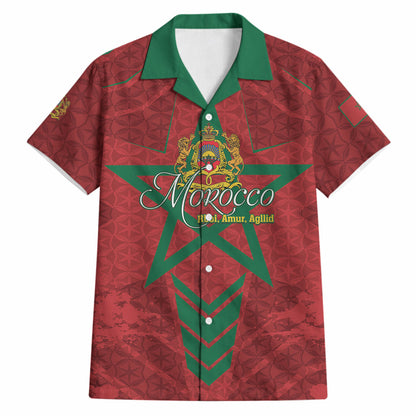 Personalized Morocco 1956 Hawaiian Shirt Happy Independence Day