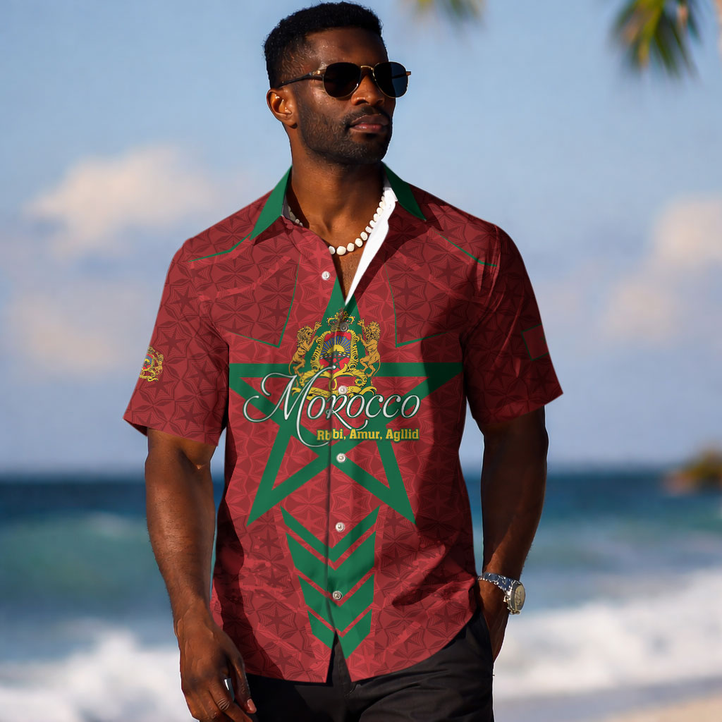 Personalized Morocco 1956 Hawaiian Shirt Happy Independence Day