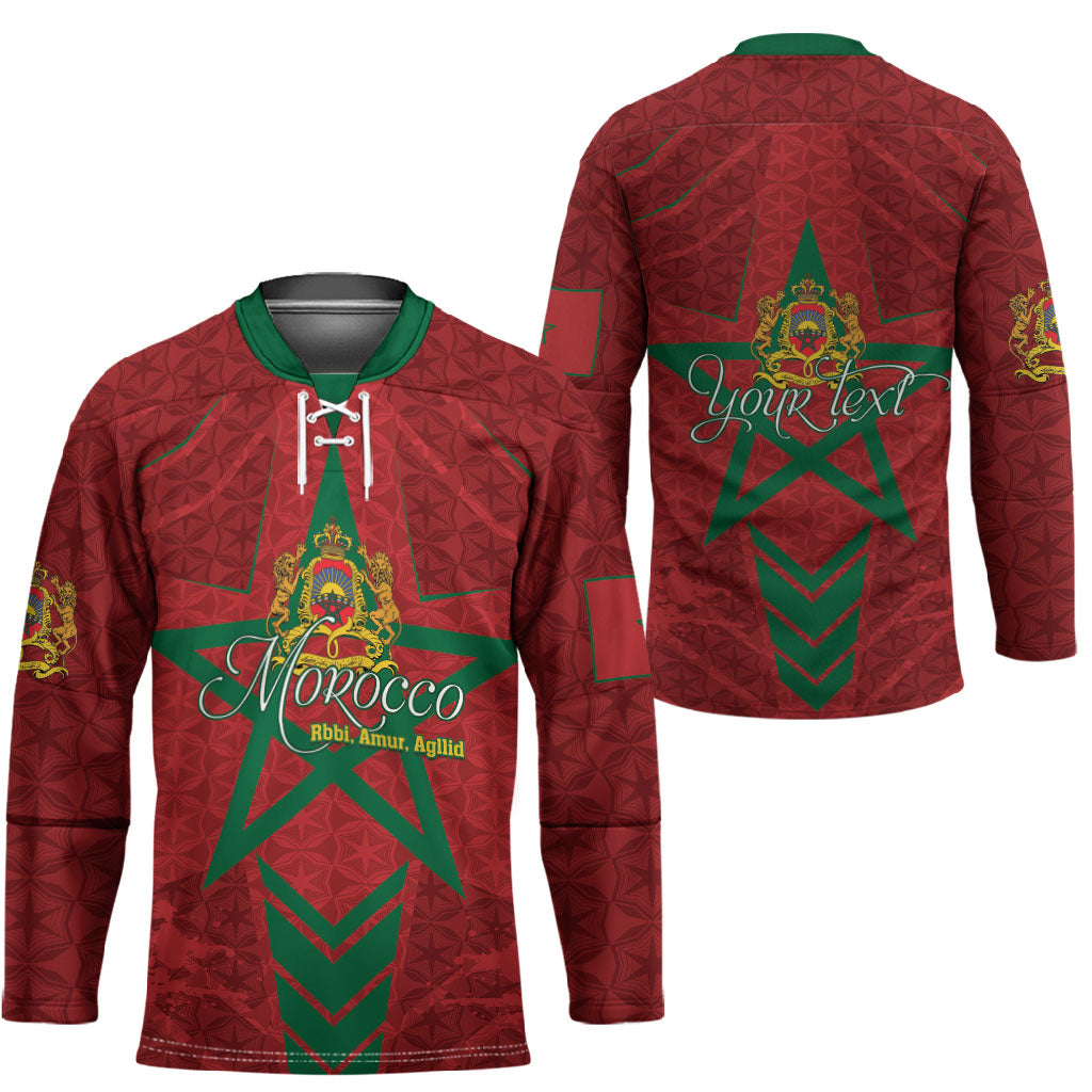 Personalized Morocco 1956 Hockey Jersey Happy Independence Day