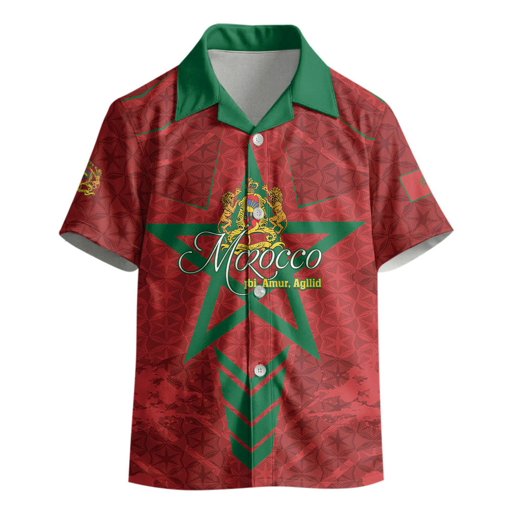 Personalized Morocco 1956 Kid Hawaiian Shirt Happy Independence Day