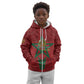 Personalized Morocco 1956 Kid Hoodie Happy Independence Day