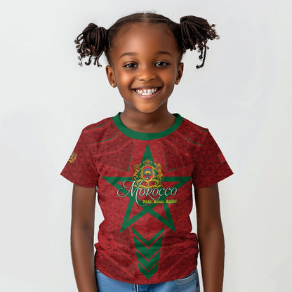 Personalized Morocco 1956 Kid T shirt Happy Independence Day