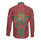 Personalized Morocco 1956 Long Sleeve Button Shirt Happy Independence Day