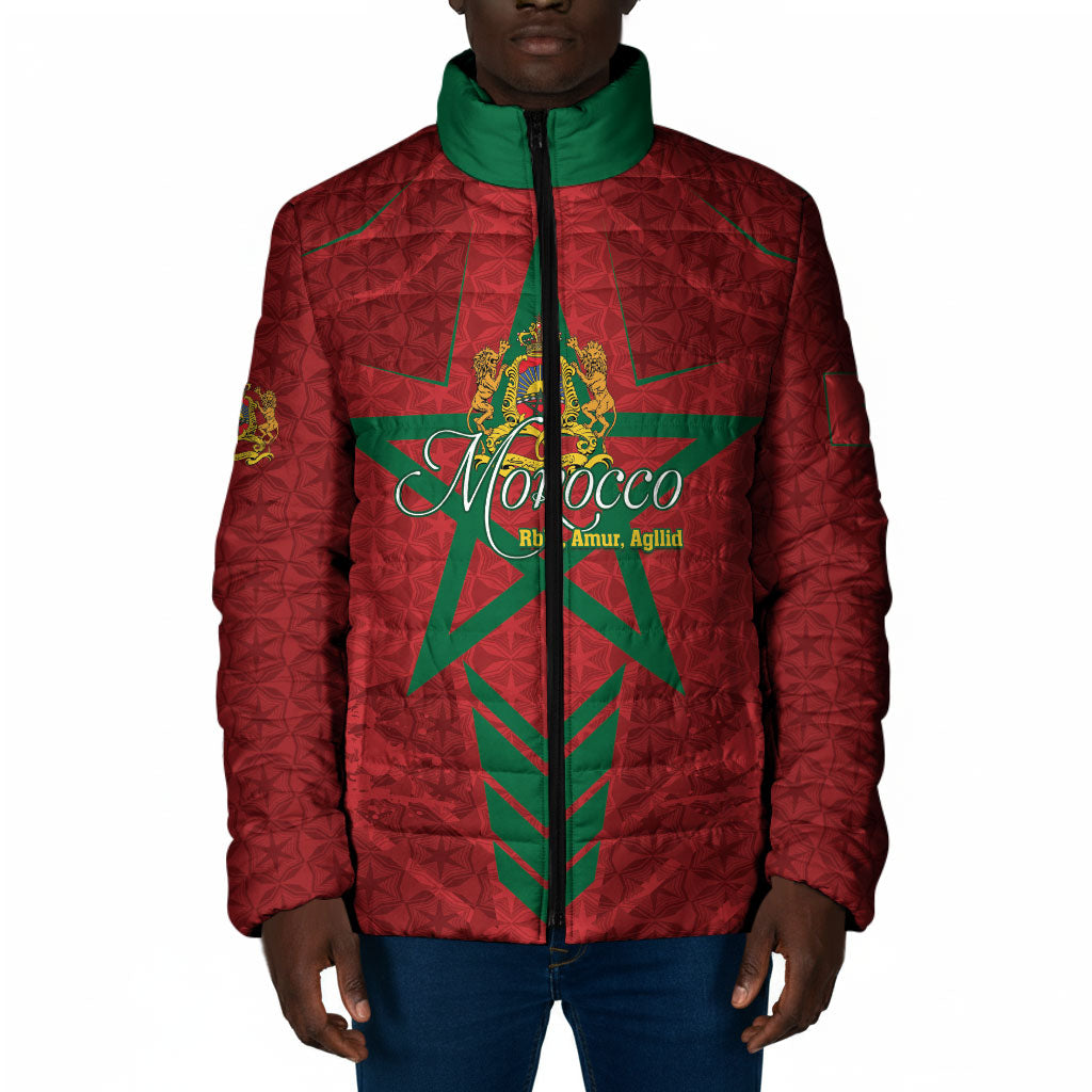 Personalized Morocco 1956 Padded Jacket Happy Independence Day