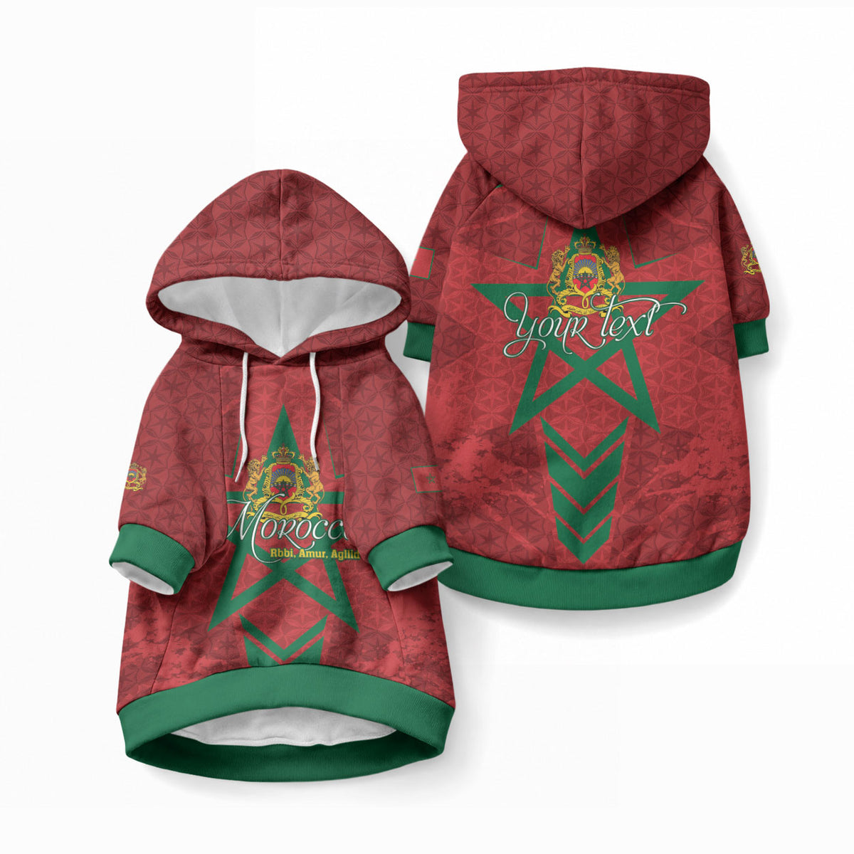 Personalized Morocco 1956 Pet Hoodie Happy Independence Day
