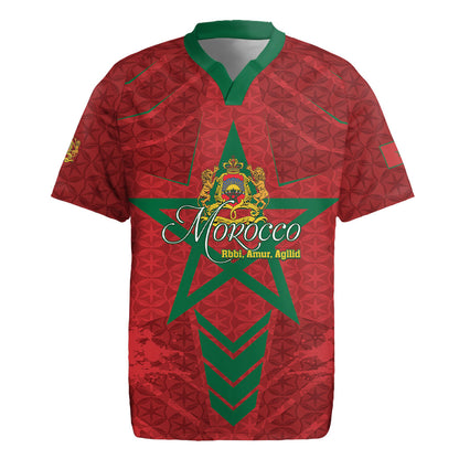 Personalized Morocco 1956 Rugby Jersey Happy Independence Day