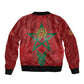 Personalized Morocco 1956 Sleeve Zip Bomber Jacket Happy Independence Day