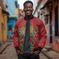 Personalized Morocco 1956 Sleeve Zip Bomber Jacket Happy Independence Day