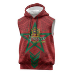 Personalized Morocco 1956 Sleeveless Hoodie Happy Independence Day