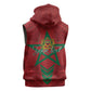 Personalized Morocco 1956 Sleeveless Hoodie Happy Independence Day